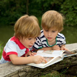 p. 66 jongens lezen samen een boek